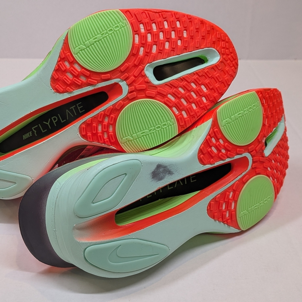 Nike Zoom Fly 6 Bright Crimson Lime Blast FD8315-600 Size 6 - Picture 3 of 9